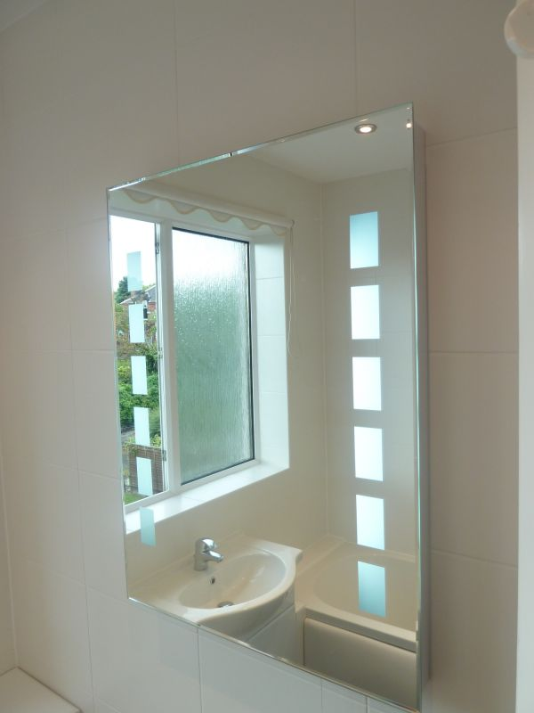 bathroom mirror