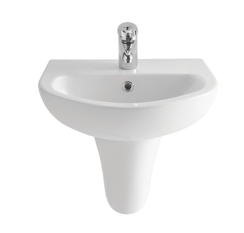 Basin and Semi Pedestal 450 x 320mm Basin and Semi Pedestal 450 x 320mm