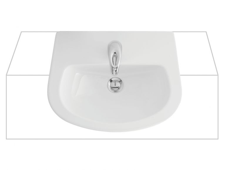 Semi Recessed Basin 520 x 390mm Semi Recessed Basin 520 x 390mm