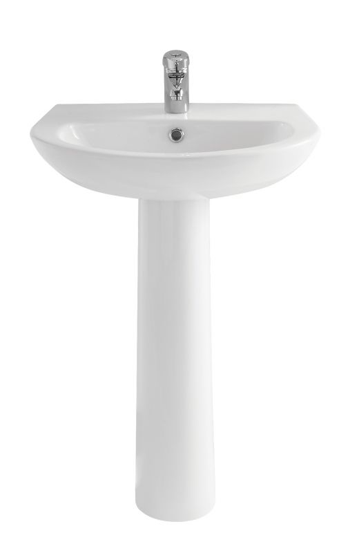 Basin and Pedestal 550 x 390mm Basin and Pedestal 550 x 390mm