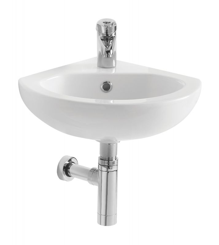 Corner Cloakroom Basin 450 x 450mm Corner Cloakroom Basin 450 x 450mm