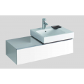3D vanity unit 890x240, white, cut-out le LH 1 Draw