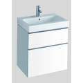 Vanity Unit 600 white 2 Draw