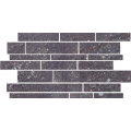 Canyon Semi Polished Dark Grey Brick Mosaic Canyon Semi Polished Dark Grey Brick Mosaic