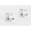 1/4 Turn Lever Bath Pillar Taps CP 1/4 Turn Lever Bath Pillar Taps CP