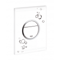 GROHE NOVA CIRCLES FLUSHPLATE WHITE/CHROME