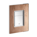 GROHE COSMOS FLUSH PLATE WOOD US CHERRY