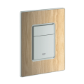 GROHE COSMOS FLUSH PLATE WOOD NATURAL OAK
