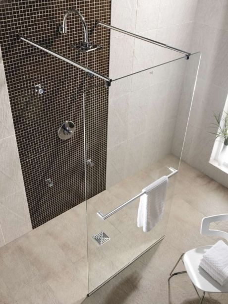 SHOWER ENCLOSURE WALK THROUGH PANEL 900MM