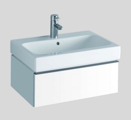 Vanity Unit 600 white 1 Draw