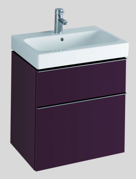 Vanity Unit 600 plum 2 Draw