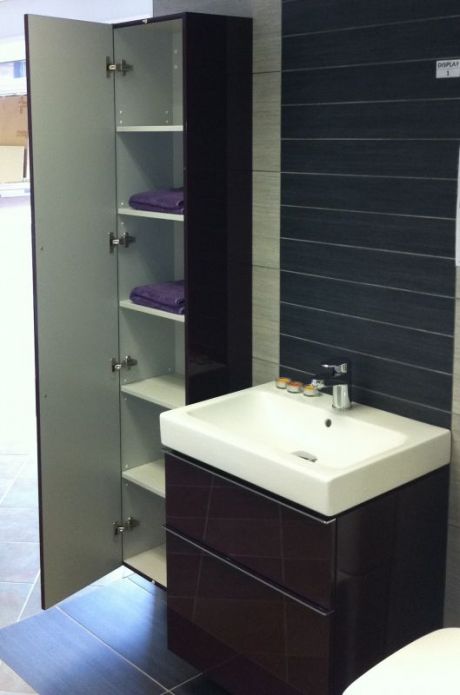 3D tall cabinet, white 360 x 1800