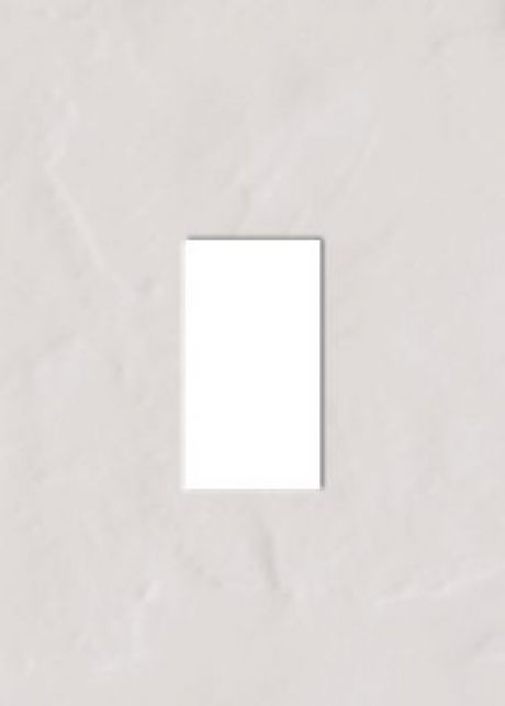 Rustic White Matt Cut Out Inset