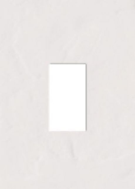 Rustic White Gloss Cut Out Inset