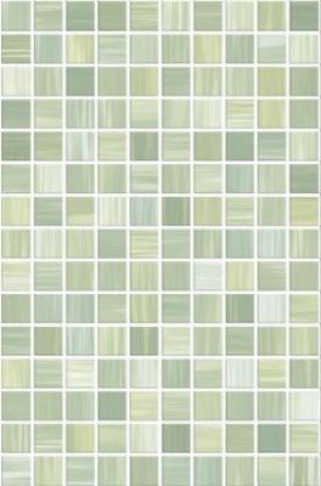 Retro Green Glass Mix Mosaic CW11