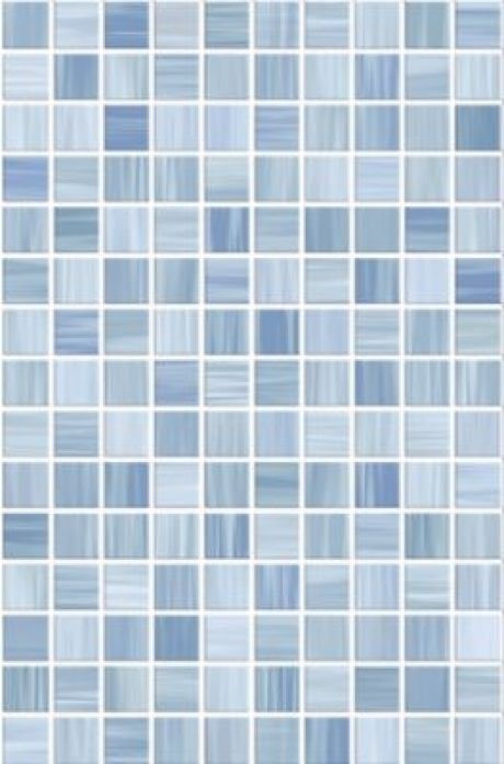 Retro Blue Glass Mix Mosaic CW14