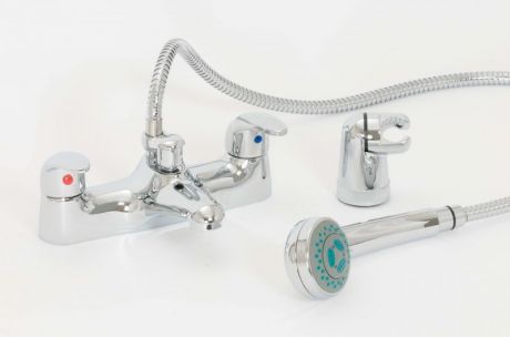 Wall Mounted Bath Shower Mixer/Kit 1 CP (See Mixers Acc Section for Legs)