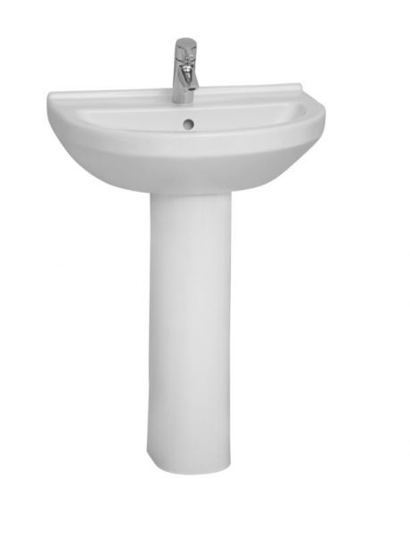 VITRA S50 BASIN 65CM 1TH ROUND WHITE