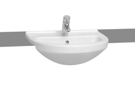 VITRA S50 SEMI-RE BASIN 55CM 1TH WHITE