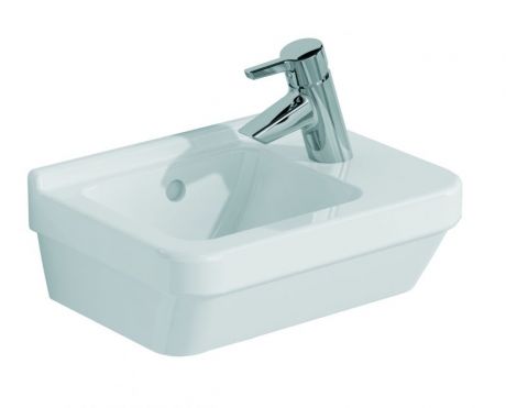 VITRA S50 BASIN 40CM COMPACT 1TH WHITE