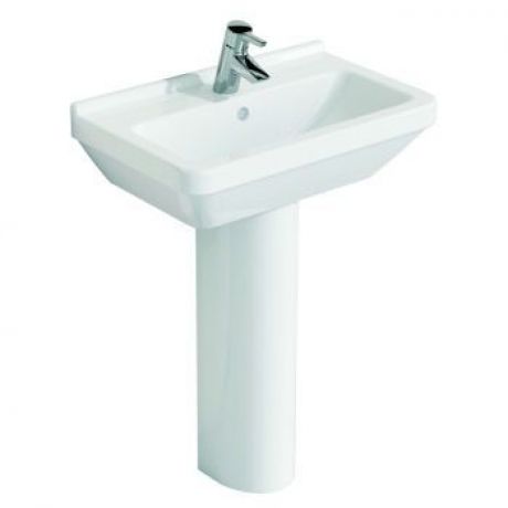 VITRA S50 BASIN 60CM COMPACT 1TH WHITE
