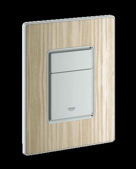 GROHE COSMOS FLUSH PLATE WOOD BAMBOO