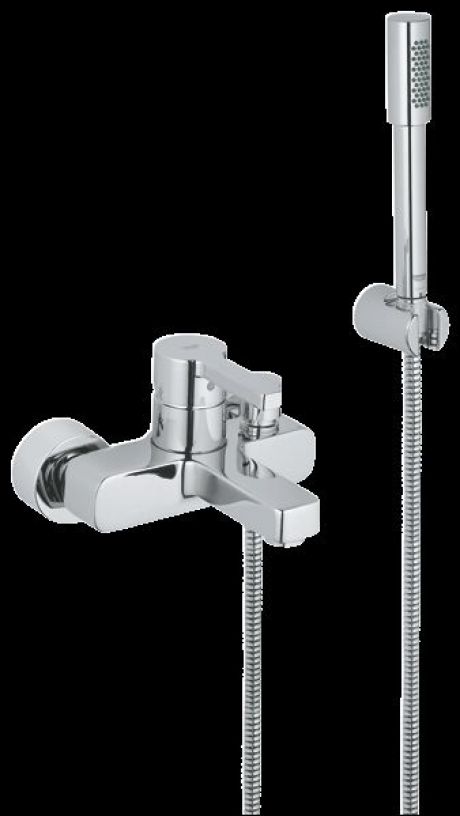 GROHE LINEARE BATH MIXER WITH SHOWER SET