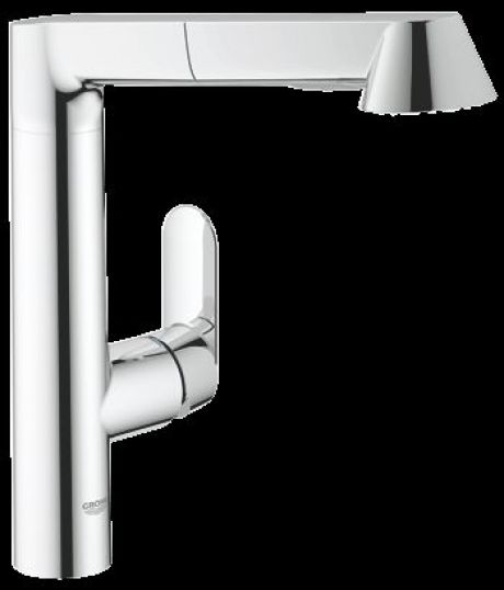 GROHE MONOBLOCK SINK MIXER WITH PULL OUT