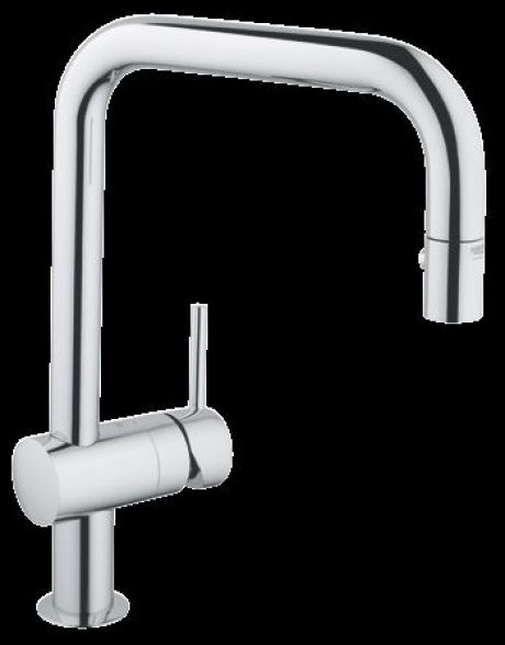 GROHE MINTA KITCHEN MIXER SQ POS CP